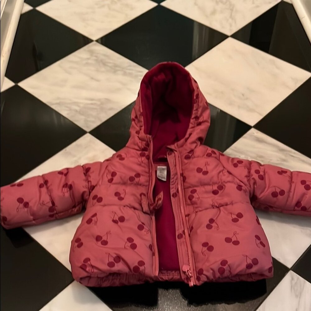 Carter's Cherry Print Pink Jacket
